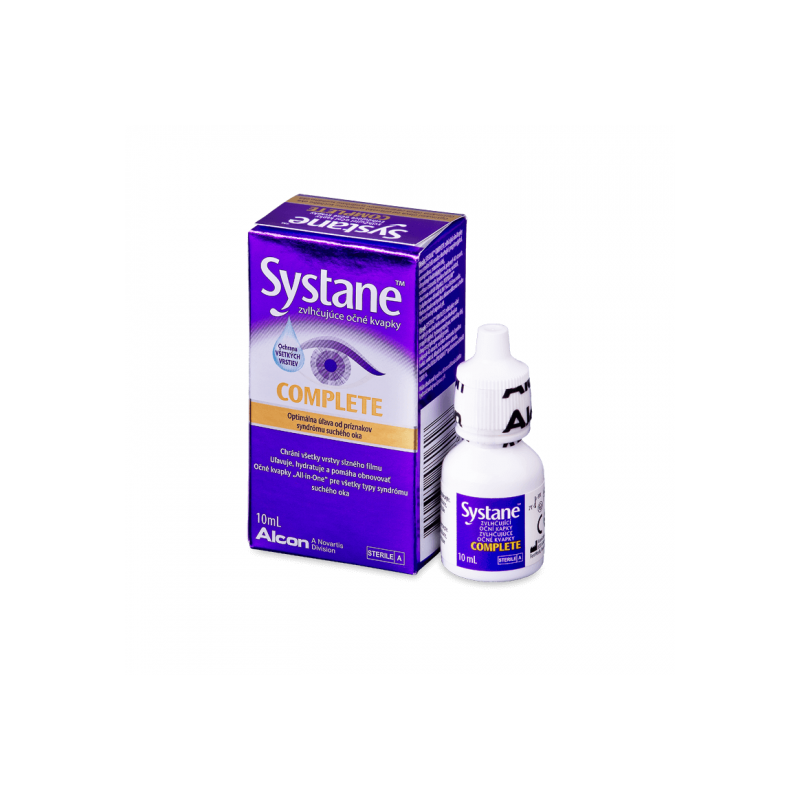 Systane Complete fără conservanți, picături oftalmologice, 10 ml