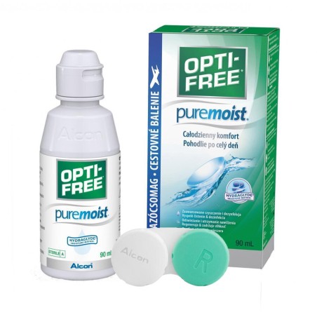 Opti-Free Pure Moist, soluție întreținere, 90 ml